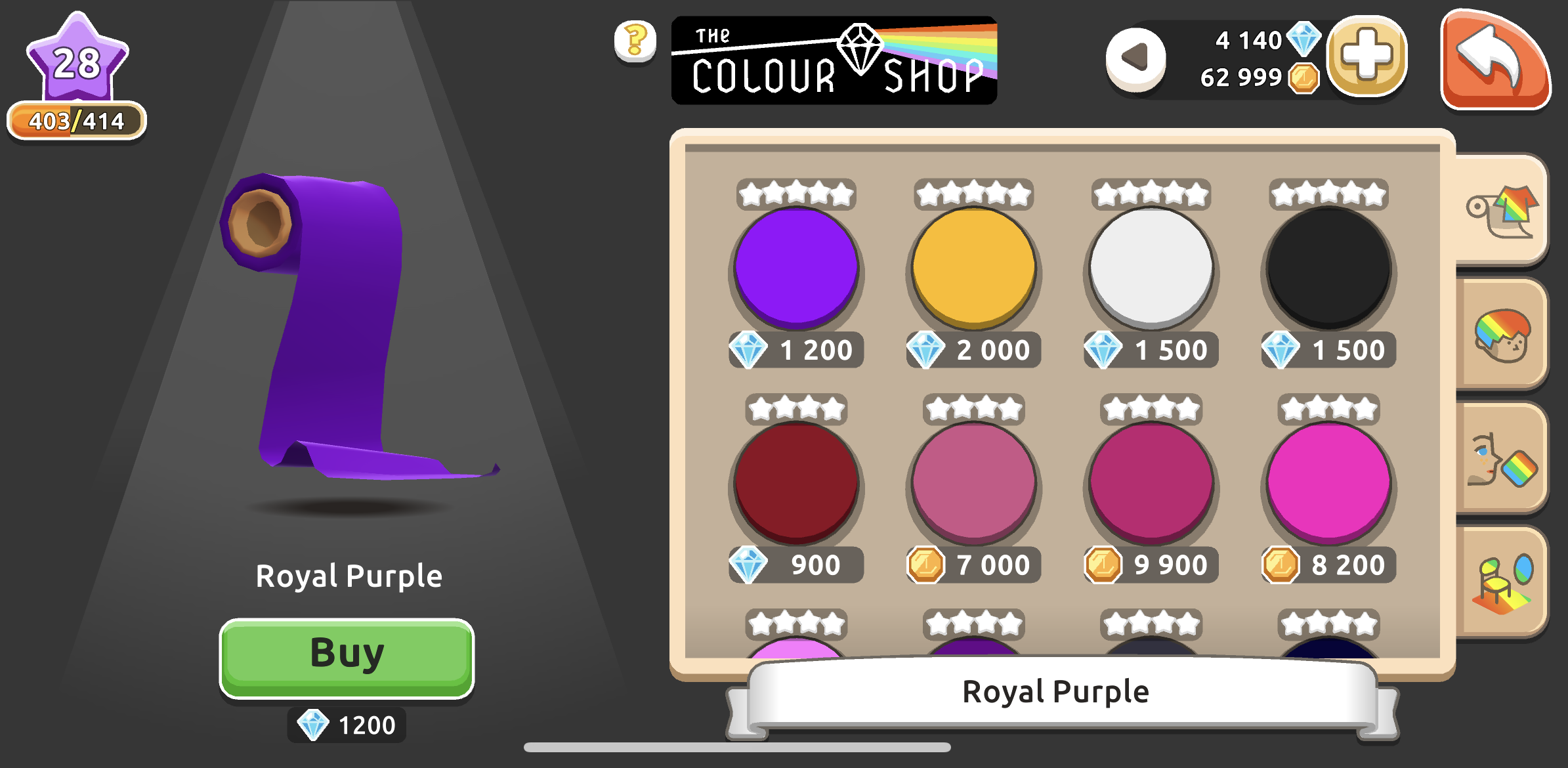 Overview of The Color Shop