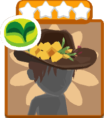 Floral Western Hat