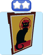 Furni : Black Cat Poster