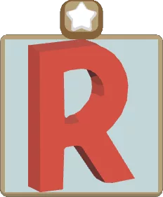 Wall Alphabet R