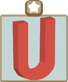 Wall Alphabet U