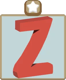 Wall Alphabet Z