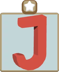 Wall Alphabet J