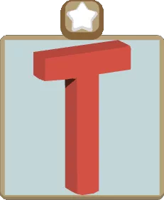 Wall Alphabet T