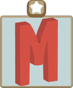 Wall Alphabet M