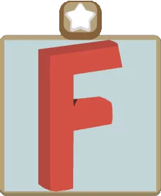 Wall Alphabet F
