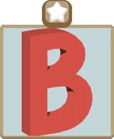 Wall Alphabet B